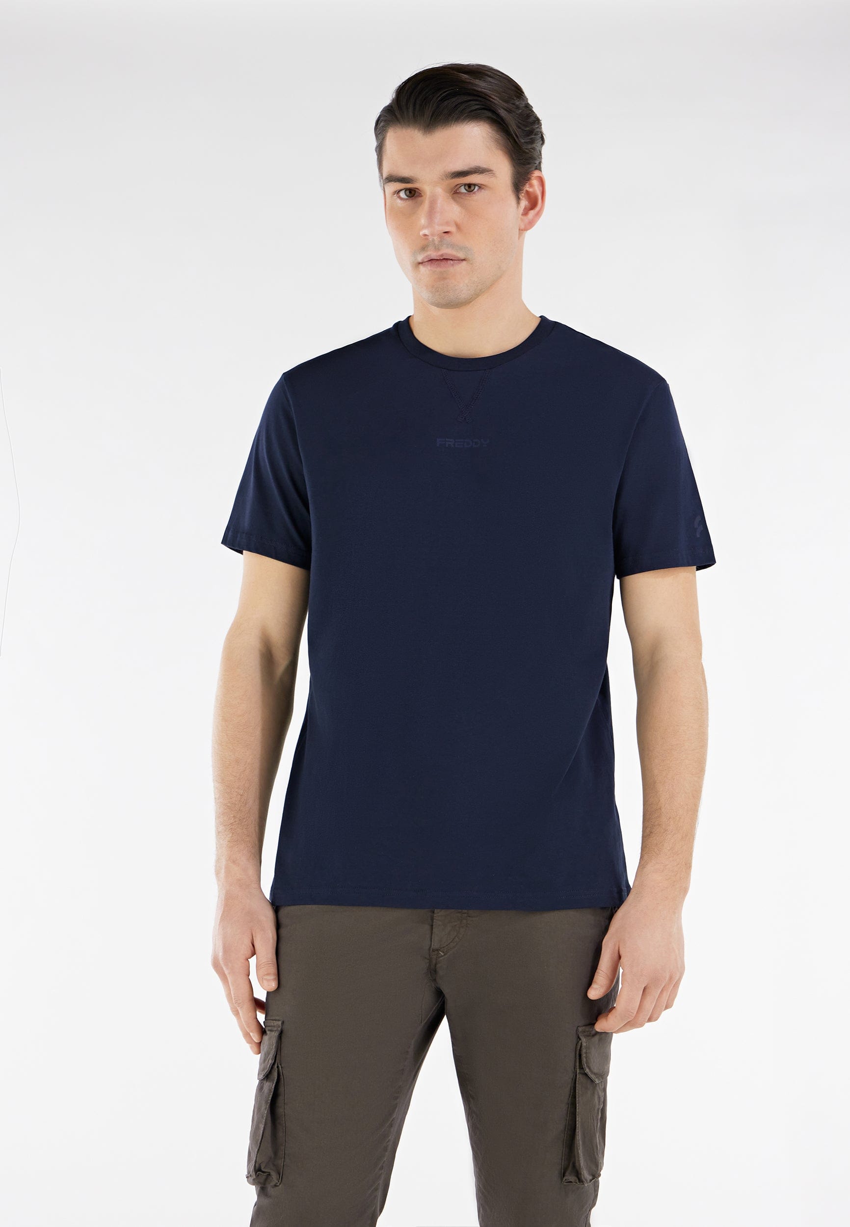 Men's Freddy Logo T Shirt - Navy 1