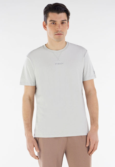 Men's Freddy Logo T Shirt - Light Grey 1