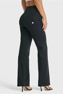 WRUP Fashion - High Waisted - Flare - Black