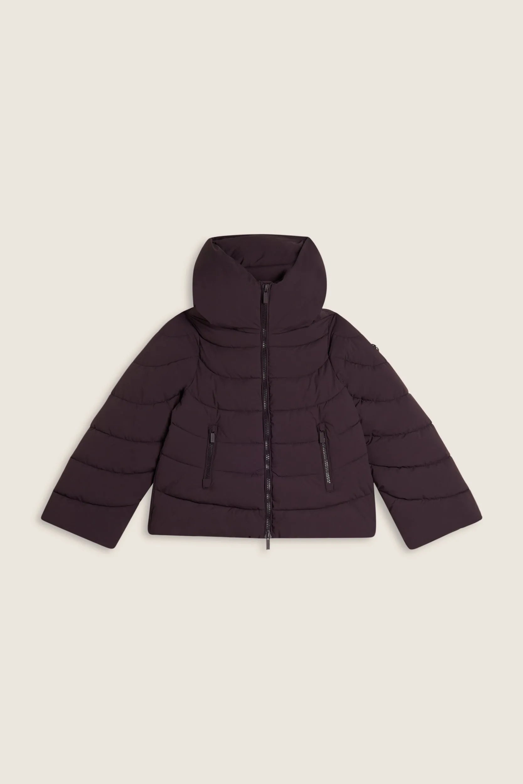 Women's Puffer Jacket - Plum 1
