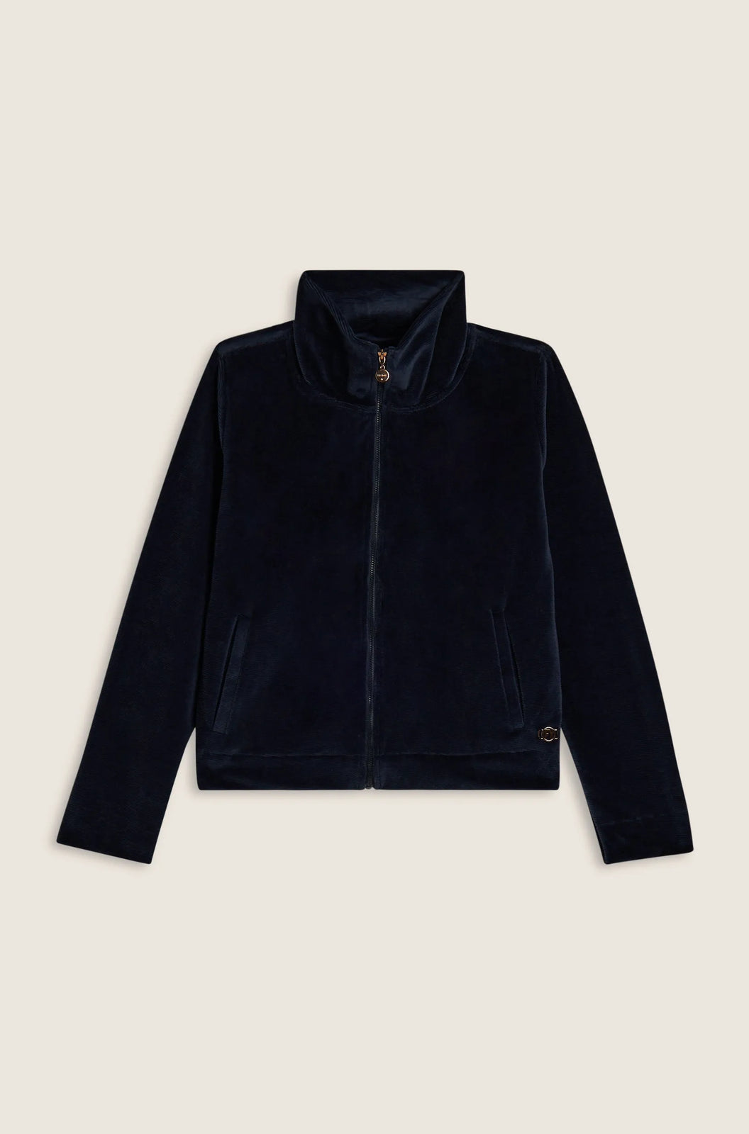 Women&#39;s Jacket with Rose Gold Details - Navy