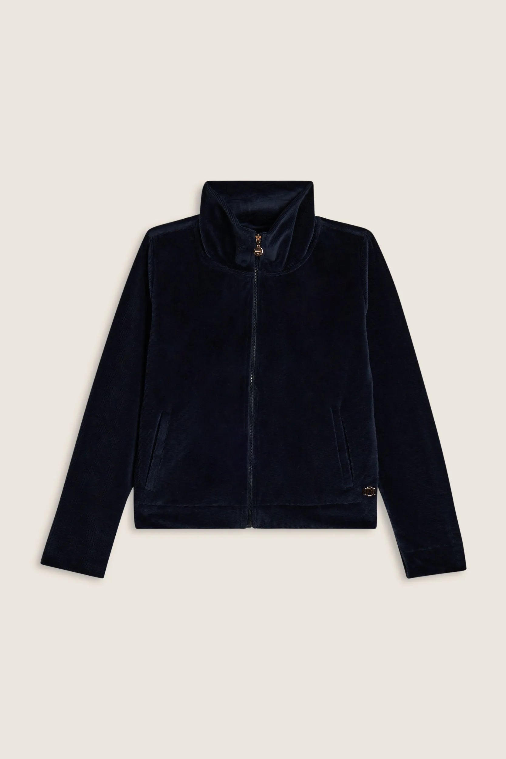 Women's Jacket with Rose Gold Details - Navy 1