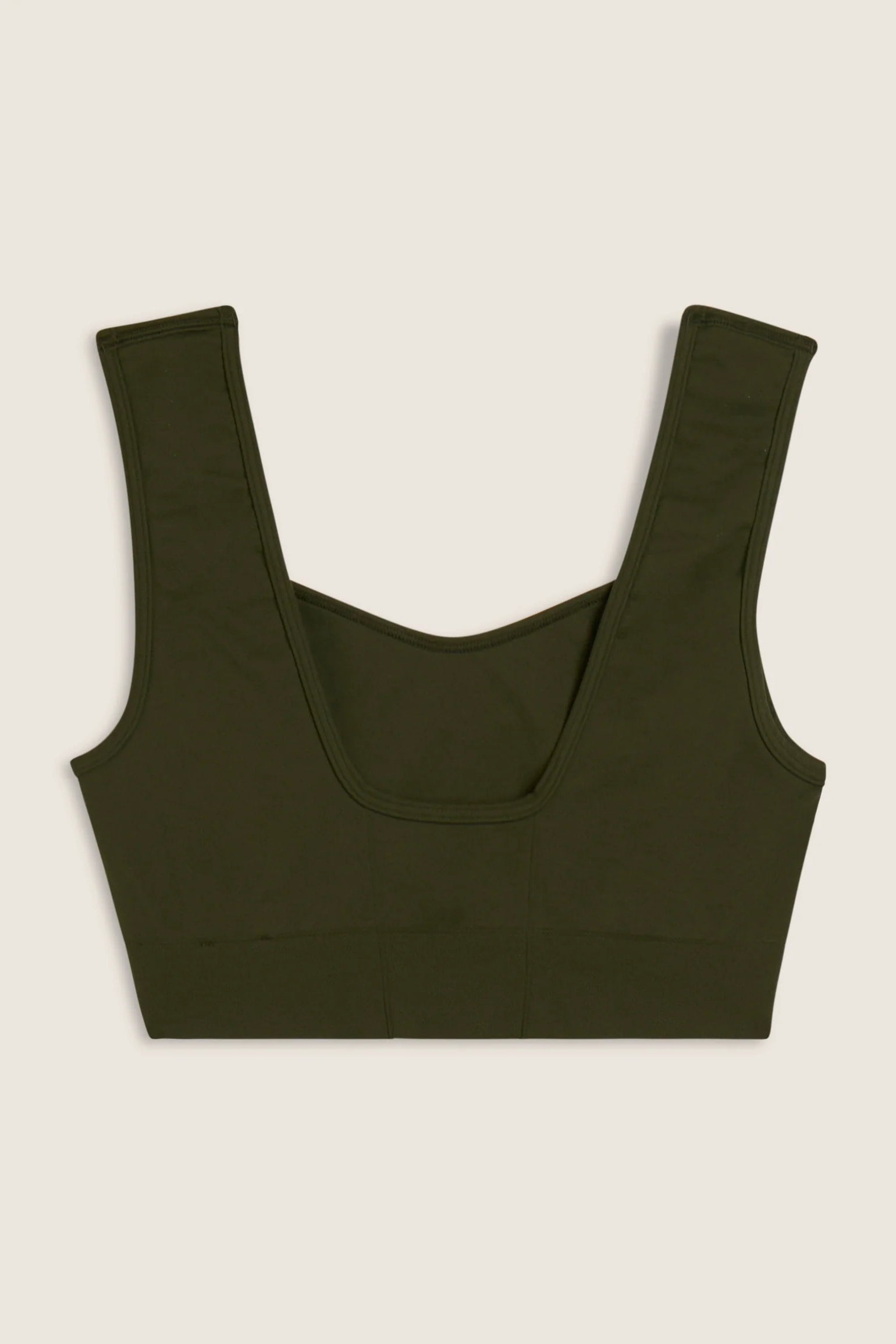 Sporty top with sweetheart neckline and light support 3