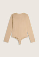 FREDDY Long Sleeve Bodysuit - Sand