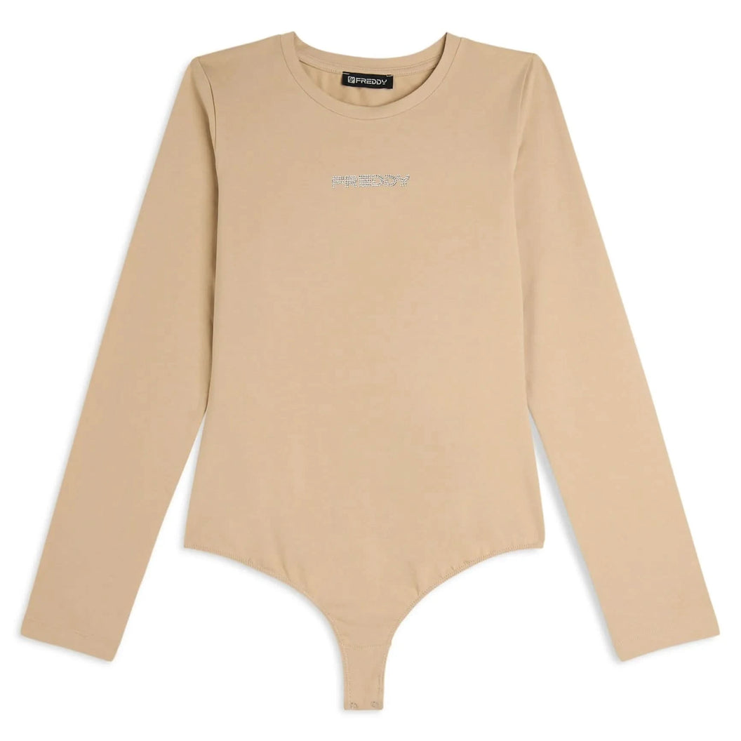 FREDDY Long Sleeve Bodysuit - Sand