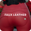 Women's Faux Leather Pants