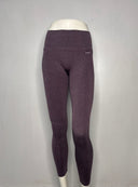 Womens Activewear Leggings - High Waisted - 7/8 Length - Plum Purple