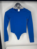 Women's Activewear Long Sleeve Bodysuit - Blue