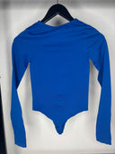 Women's Activewear Long Sleeve Bodysuit - Blue