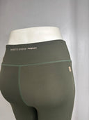 Women's Activewear Flares - High Waisted - 7/8 Length - Khaki