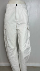 Cargo Trousers - White