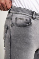 Freddy Men’s Jeans - Slate Gray with Black Stitching