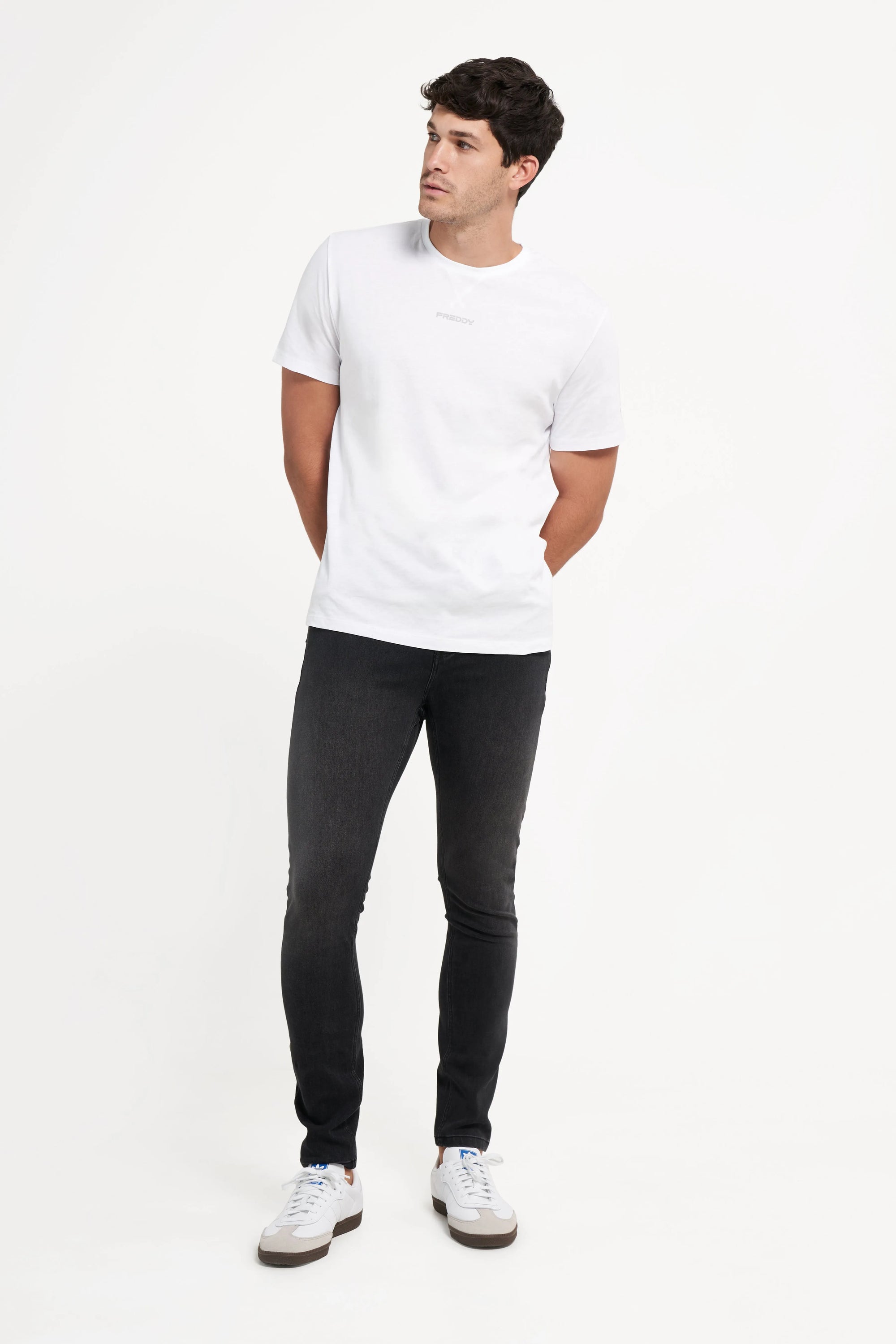 Freddy Men’s Jeans - Midnight Black with Black Stitching 2
