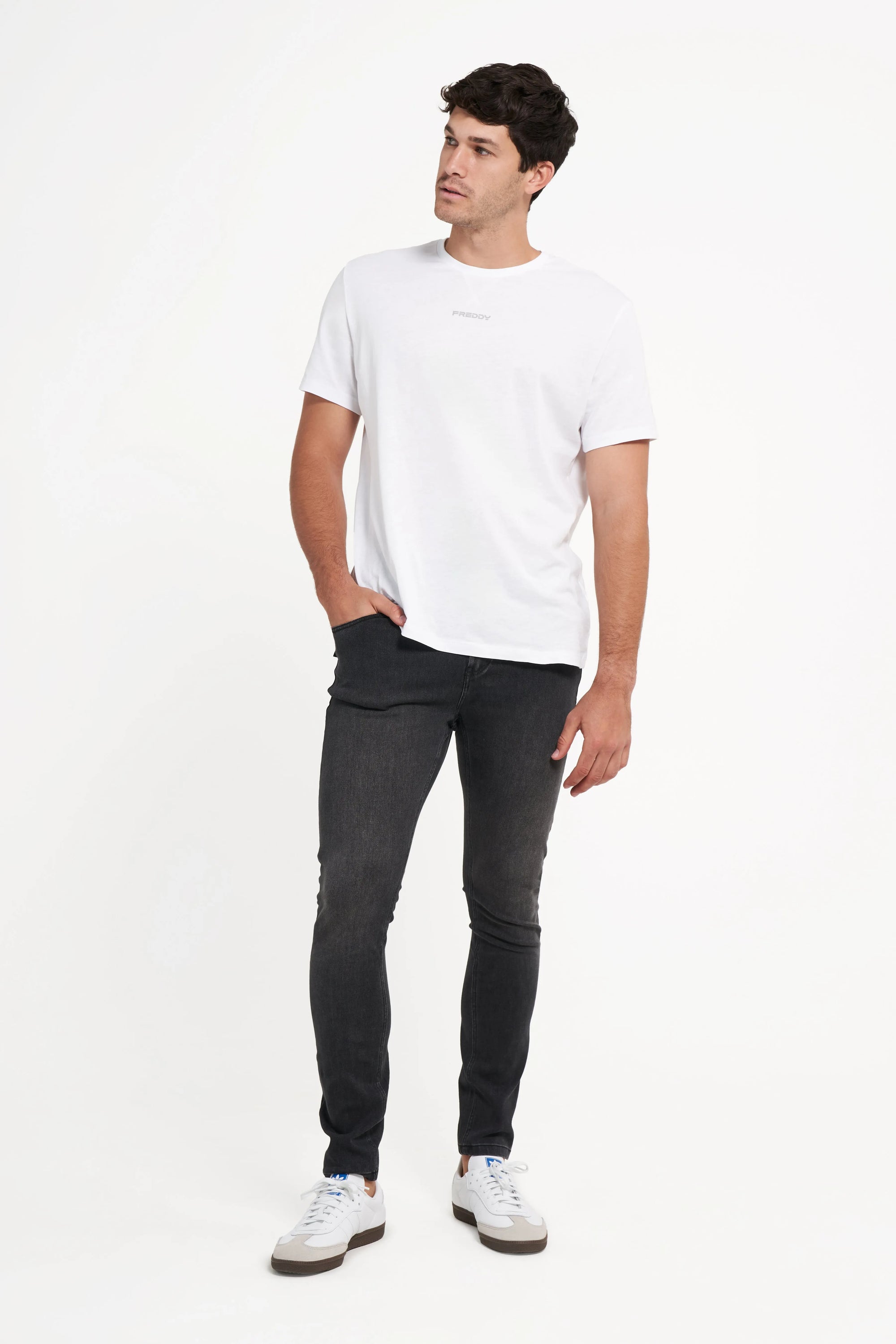 Freddy Men’s Jeans - Midnight Black with Black Stitching 3