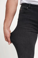 Freddy Men’s Jeans - Midnight Black with Black Stitching