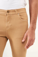 Freddy Men’s Jeans - Desert Tan with Tan Stitching