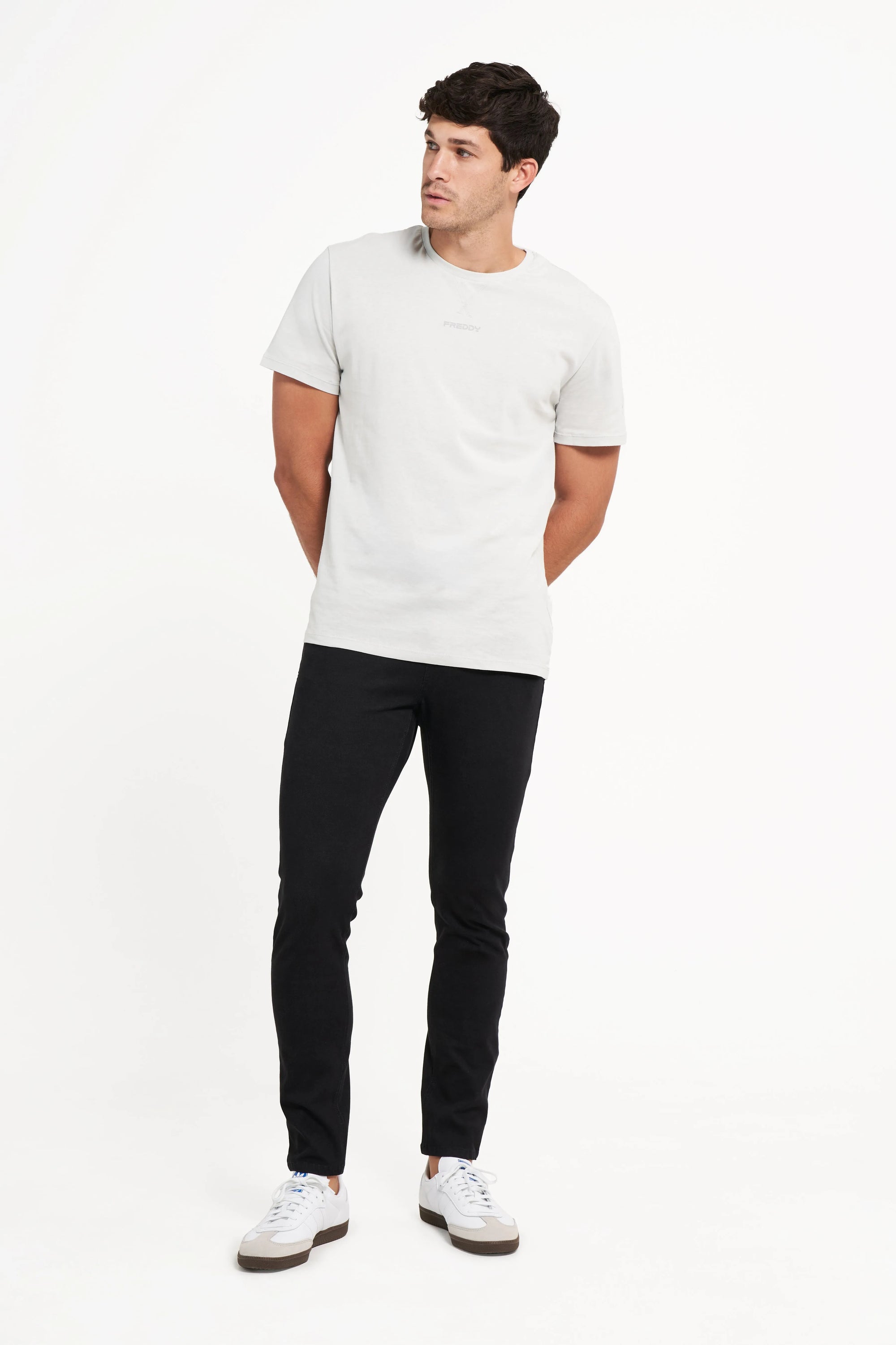 Freddy Men’s Jeans - Jet Black with Black Stitching 2