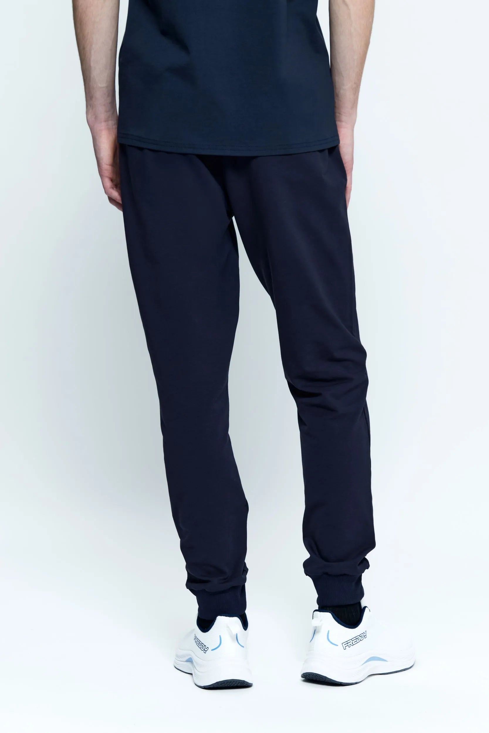 Men's Elite Logo Tracksuit Pants - Navy 3