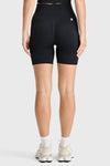 Seamless Biker Shorts - High Waisted - Black 5