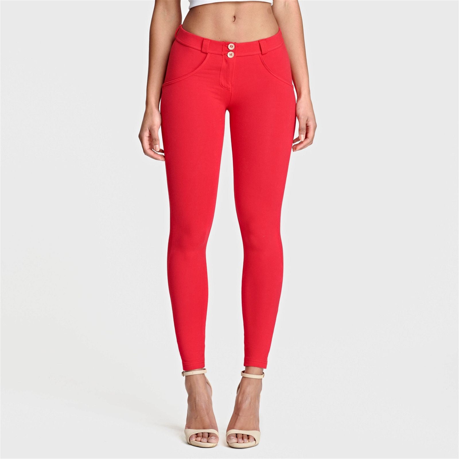 WR.UP® Fashion - Mid Rise - Full Length - Red 2