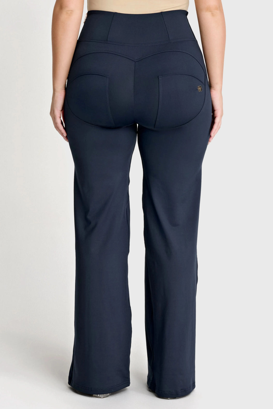 WRUP DIWO Boss Wear - High Waisted - Wide Leg - Deep Blue