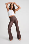 WR.UP®Faux Leather - Super High Waisted - Super Flare - Chocolate 7