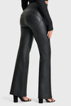 WR.UP® Faux Leather - Super High Waisted - Super Flare - Black 1