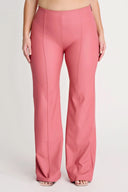 WRUP Faux Leather - Super High Waisted - Super Flare - Rosey Pink