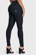 WRUP Fashion - High Waisted - Full Length - Black