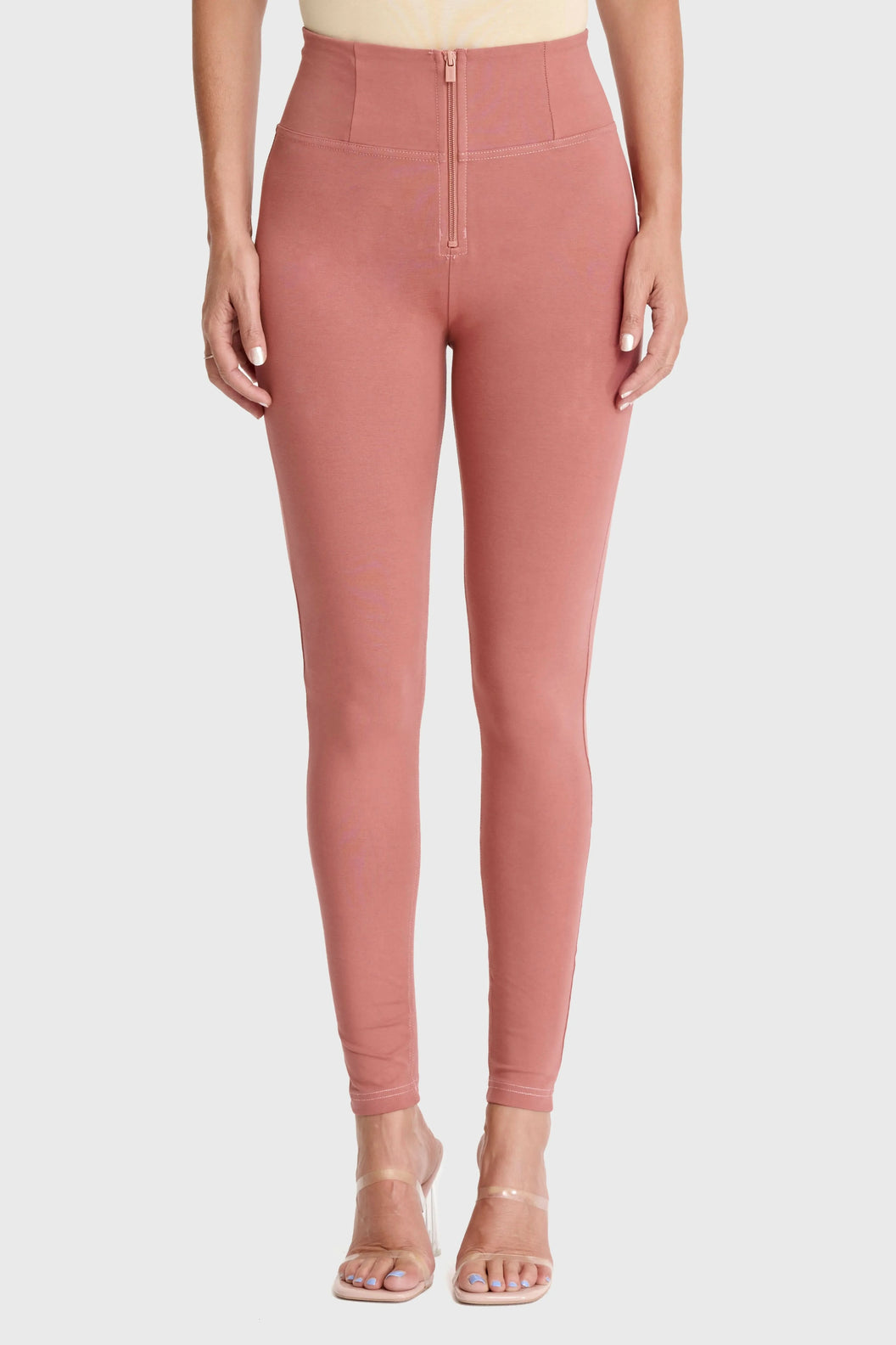 WRUP Fashion - High Waisted - Full Length - Dusty Rose