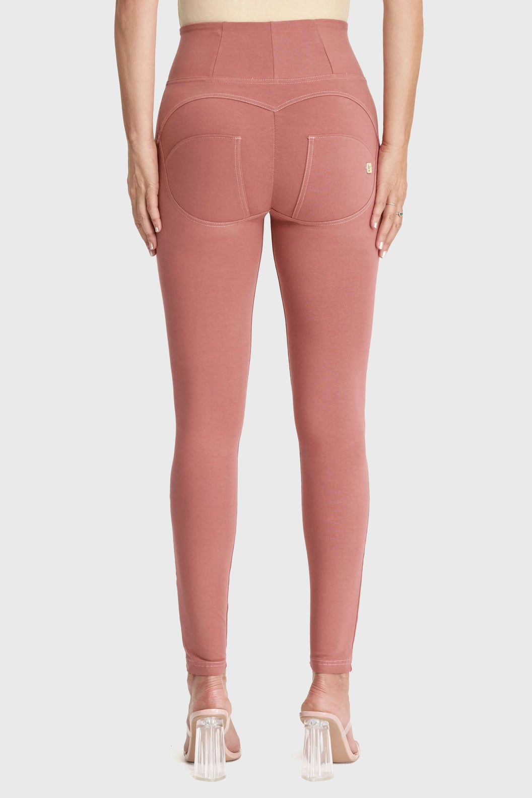 WRUP Fashion - High Waisted - Full Length - Dusty Rose