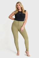 WRUP Fashion - High Waisted - Full Length - Sage Green