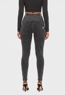 WRUP Garment Dyed Fashion - High Waisted - Full Length - Black