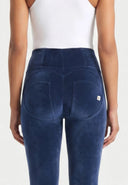 WRUP Velvet - High Waisted - Full Length - Deep Blue