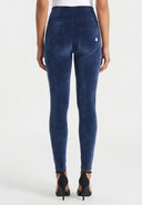 WRUP Velvet - High Waisted - Full Length - Deep Blue