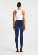 WRUP Velvet - High Waisted - Full Length - Deep Blue