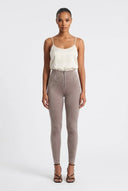 WRUP Velvet - High Waisted - Full Length - Mink