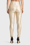 WR.UP® Faux Leather - Super High Waisted - Full Length - Gold 2