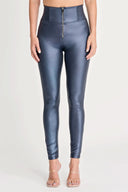 WRUP Disco Pants - Super High Waisted - Full Length - Deep Blue