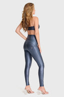 WRUP Disco Pants - Super High Waisted - Full Length - Deep Blue