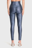 WRUP Disco Pants - Super High Waisted - Full Length - Deep Blue