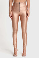 WRUP Disco Pants - Super High Waisted - Full Length - Rose Gold
