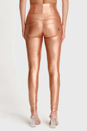 WRUP Disco Pants - Super High Waisted - Full Length - Rose Gold