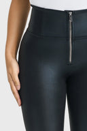 WRUP Luxe Shimmer Pants - Super High Waisted - Full Length - Black