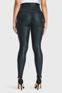 WRUP Luxe Shimmer Pants - Super High Waisted - Full Length - Black