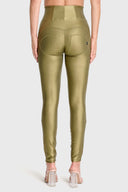 WRUP Disco Pants - Super High Waisted - Full Length - Olive Green