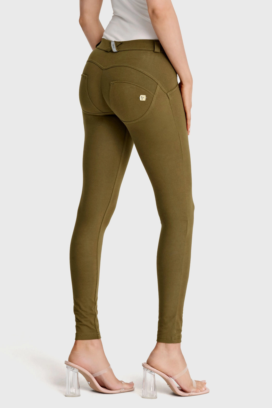 WRUP Fashion - Mid Rise - Full Length - Military Green