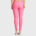 WRUP Faux Leather - Mid Rise - Full Length - Candy Pink