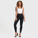 WRUP Fashion - High Waisted - 7/8 Length - Black