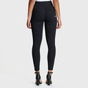 WRUP Fashion - High Waisted - 7/8 Length - Black